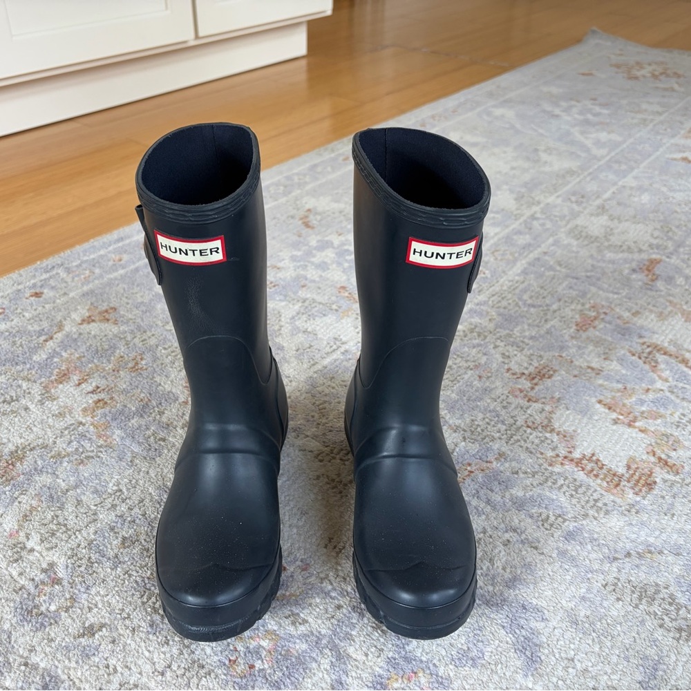Hunter Original Short Rain Boot-  Navy Blue